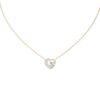Elegant Heart Diamond Pendant Made In 18 / 14 / 10 KT Gold Embellished With Certified Lab Diamonds For Anniversary And Birthday Gift