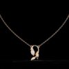 Leaf Vine Pendant with Marquise Cut Diamond Made In 18/14/10 KT Gold Studded With Certified Lab Diamonds For The Anniversary Gift For Her