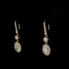 Elegant Gold Drop Earrings with Oval Cut Made In 18 / 14 / 10KT Gold Studded With Certified Lab Diamond For The Wedding And Anniversary Gift