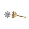 Classic 8-Prong Solitaire Round Diamond Stud Earrings Made In 18/14/10 KT Gold Studded With Certified Lab Diamonds For The Anniversary Gift