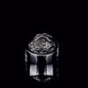 Iced Out Multi Shape Unisex Diamond Ring Made In 18 / 14 / 10 KT Gold Embellished With Shinny Moissanite Diamonds For The Birthday Gift