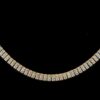 Luxury Round Cut 5 MM Tennis Chain Made In 925 Sterling Silver Studded With Shinny Moissanite Diamonds For The Birthday Gift , Unisex Chain