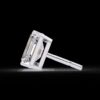Classic Emerald Cut Earrings Made In 18 / 14 / 10 KT Gold Embellished With Certified Lab Diamonds For The Anniversary And Wedding Gift