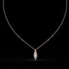 Beautiful Cone & Triangle Pendant Made In 18 / 14 /10K T Gold Embellished With Certified Lab Diamond For The Anniversary Gift For Her