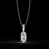 Elegant Marquise Cut Diamond Pendant Made In 18 / 14 / 10 KT Gold Embellished With Certified Lab Diamond For The Anniversary Gift For Her