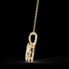 Elegant Marquise Cut Diamond Pendant Made In 18 / 14 / 10 KT Gold Embellished With Certified Lab Diamond For The Anniversary Gift For Her