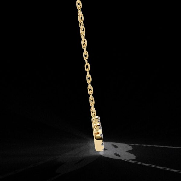 Elegant Infinity Symbol Pendant Made In 18 / 14 / 10 KT Gold Embellished With Certified Lab Diamond For The Anniversary Gift For Her