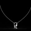 Leaf Vine Pendant with Marquise Cut Diamond Made In 18/14/10 KT Gold Studded With Certified Lab Diamonds For The Anniversary Gift For Her