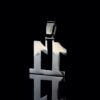 Iced Out Any Double Digit Number Pendant Made IN 925 Sterling Silver Embellished With Shinny Moissanite Diamonds For The Birthday Gift