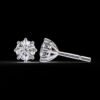 Classic 8-Prong Solitaire Round Diamond Stud Earrings Made In 18/14/10 KT Gold Studded With Certified Lab Diamonds For The Anniversary Gift