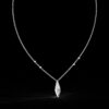 Beautiful Cone & Triangle Pendant Made In 18 / 14 /10K T Gold Embellished With Certified Lab Diamond For The Anniversary Gift For Her