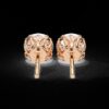 Classic Round Diamond Stud Earrings Made In 18 / 14 / 10 KT Gold Studded With Certified Lab Diamond For The Anniversary And Wedding Gift