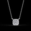 Minimalist Round Diamond Pendant Made In 18 / 14 / 10 KT Gold Embellished With Certified Lab Diamond For The Anniversary Gift For Her