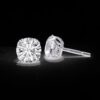 Classic Round Diamond Stud Earrings Made In 18 / 14 / 10 KT Gold Studded With Certified Lab Diamond For The Anniversary And Wedding Gift