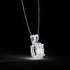 Elegant Oval-Cut Solitaire Diamond Pendant Made In 18/14/10 KT Gold Embellished With Certified Lab Diamonds For The Anniversary Gift For Her