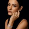 Iced Out Classic Bracelet Made In 925 Sterling Silver Embellished With Shinny Moissanite Diamonds For Birthday And Anniversary Gift For Her